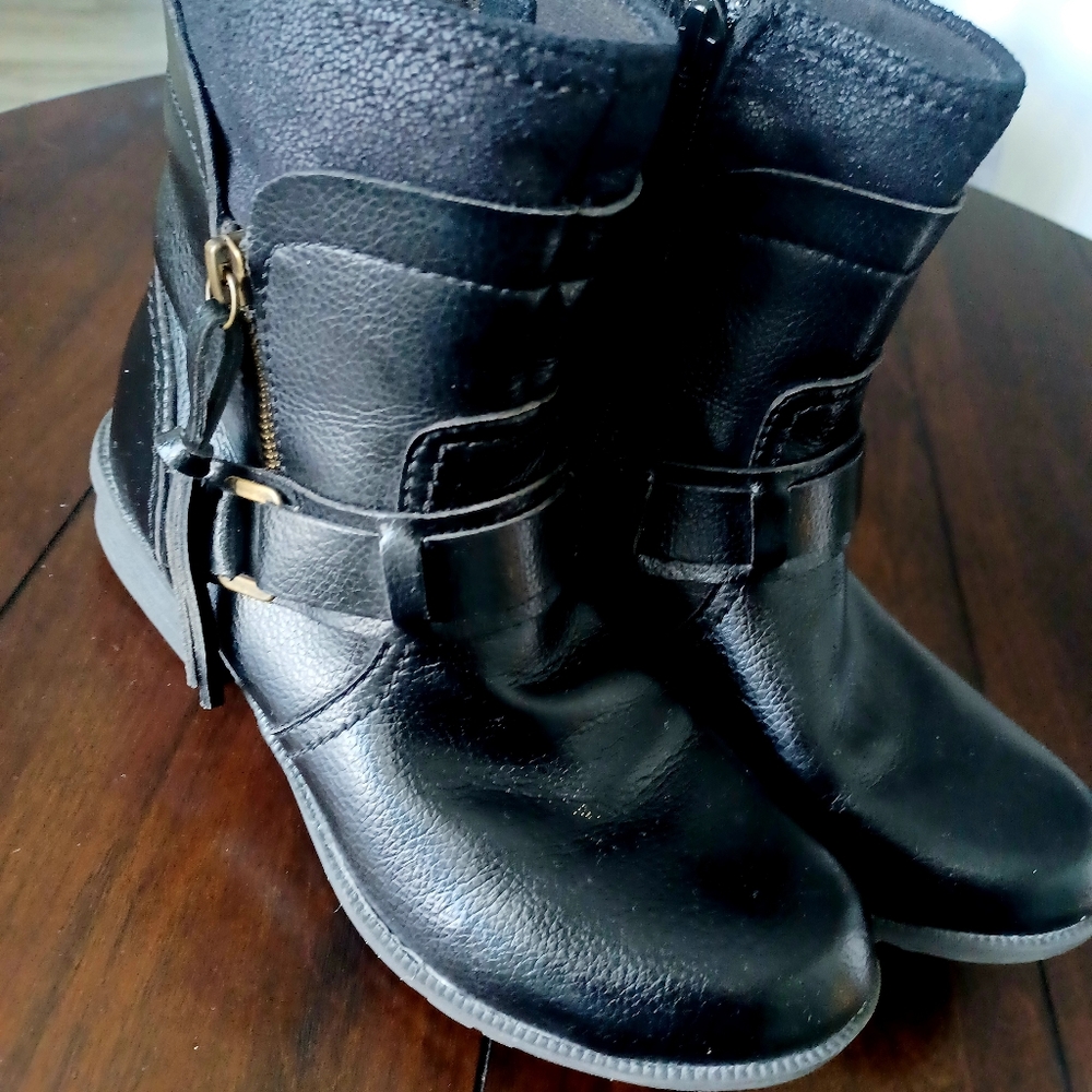Black Leather Boots